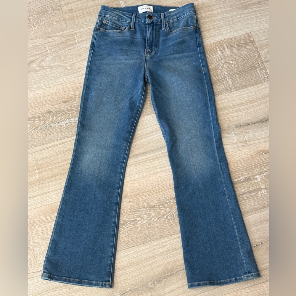 Frame Denim Le Crop Mini Boot Cut Jeans Size 26